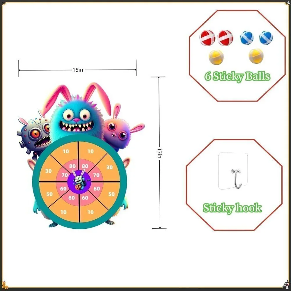 Velcro Dart Board - FUN for the whole family! BRAND NEW